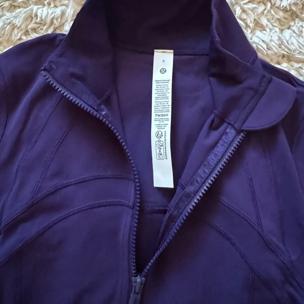 Dark Court Purple Define Jacket *Nulu - Picture 8 of 9